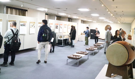 移動人権展「太鼓って何だろう〜職人の技と文化」</span>で（2023年12月9日・大阪市）